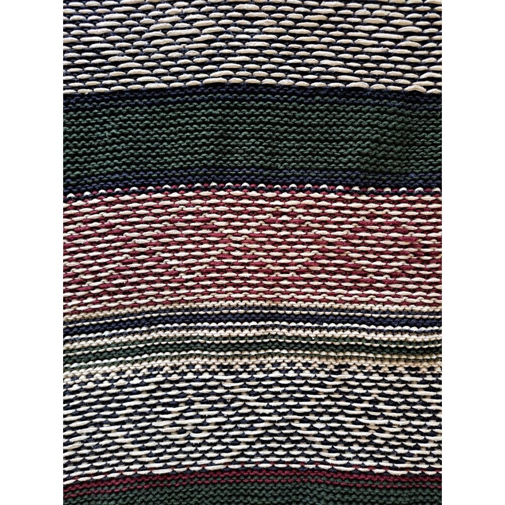 Vintage Stone Haven Classic Wear Striped Heavy 3D Knit Sweater L Grunge Men's - Picture 6 of 11